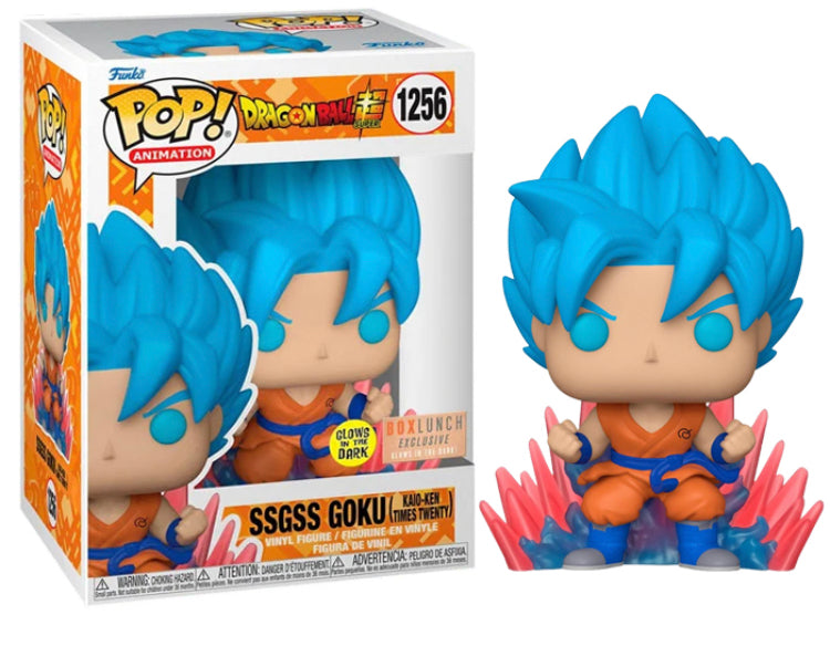 Funko Pop! Animation SSGSS Goku #1256 (Box Lunch GITD)