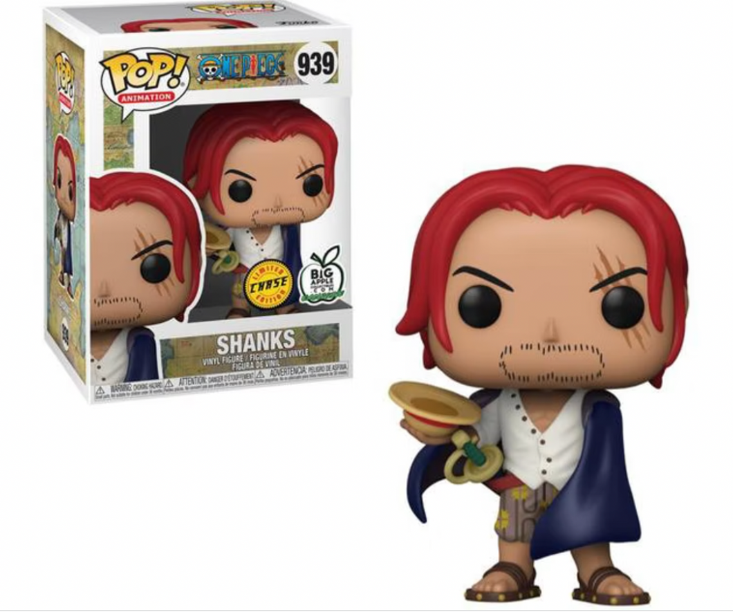 Funko Pop! Animation One Piece Shanks Chase Big Apple Collectibles  #939